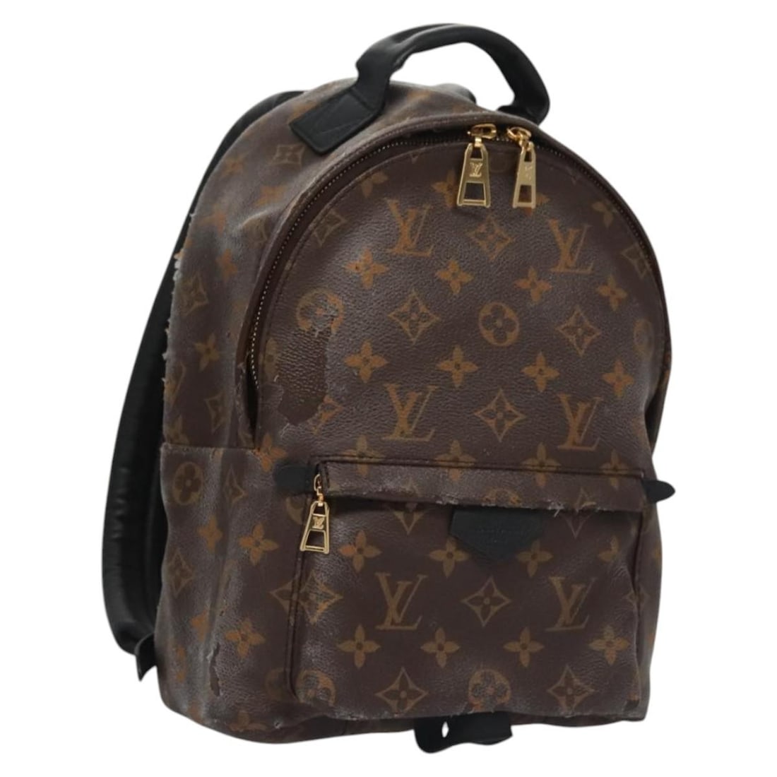 Palm Springs PM Monogram Canvas Backpack by Louis Vuitton M41980: Palm Springs PM Monogram Canvas Backpack by Louis Vuitton M41980 This Louis Vuitton Palm Springs PM Backpack in Monogram Canvas features the signature monogram design and is crafted for women's use. T