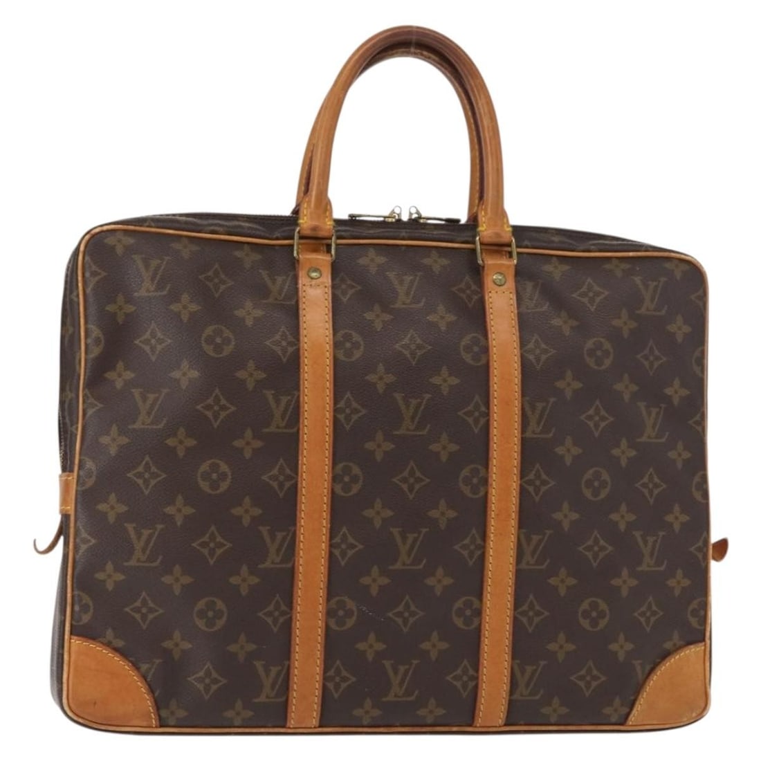 LOUIS VUITTON Monogram Business Bag M53361 Auth France: LOUIS VUITTON Monogram Business Bag M53361 Auth France The LOUIS VUITTON Monogram Porte Documents Voyage Business Bag (Model M53361) is a sophisticated accessory designed for the modern professional. 