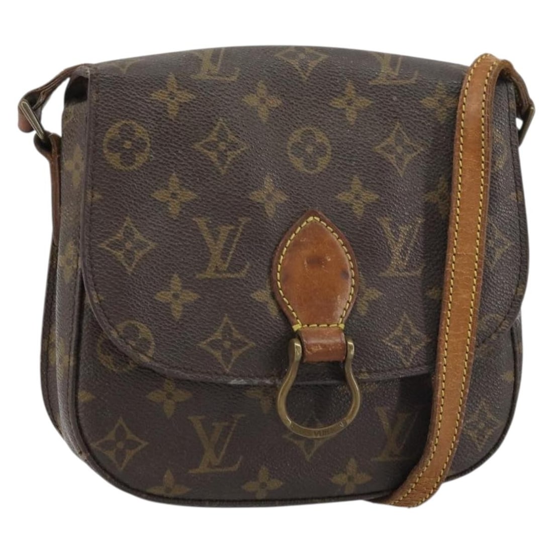 Louis Vuitton Saint Cloud MM Monogram Canvas M51243 Shoulder Bag: Louis Vuitton Saint Cloud MM Monogram Canvas M51243 Shoulder Bag This is a Louis Vuitton Monogram Saint Cloud MM shoulder bag crafted from monogram canvas. The bag features a monogram pattern exterior