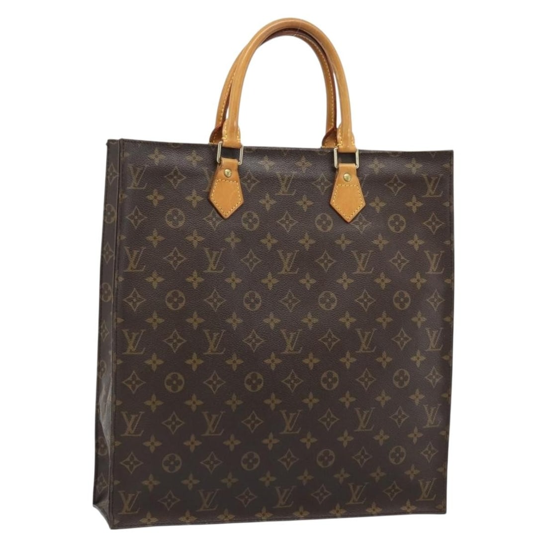 Louis Vuitton M51140 Sac Plat Monogram Canvas Tote Bag: Louis Vuitton M51140 Sac Plat Monogram Canvas Tote Bag Louis Vuitton Sac Plat handbag in Monogram canvas, model M51140, made in France. This women's handbag is offered without the original box or dust