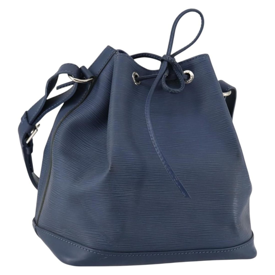 Louis Vuitton Petit Noe Epi Leather Myrtille Shoulder Bag: Louis Vuitton Petit Noe Epi Leather Myrtille Shoulder Bag This Louis Vuitton Epi Petit Noe Shoulder Bag in Myrtille is crafted from durable Epi leather and features a structured silhouette with a draw