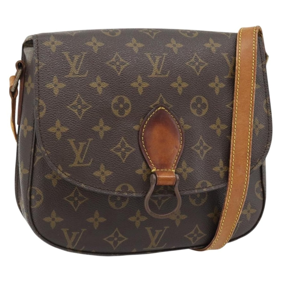 Louis Vuitton M51242 Saint Cloud GM Monogram Canvas Shoulder Bag: Louis Vuitton M51242 Saint Cloud GM Monogram Canvas Shoulder Bag Louis Vuitton Saint Cloud GM shoulder bag in Monogram Canvas, made in France. This women's bag features the Monogram colorway and measu