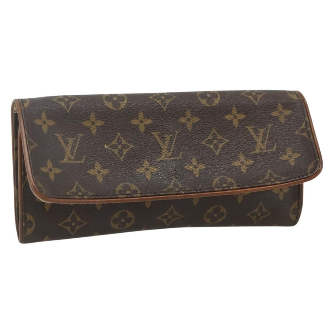 Louis Vuitton M51852 Pochette Twin GM Monogram Canvas Shoulder Bag (1 of 17)