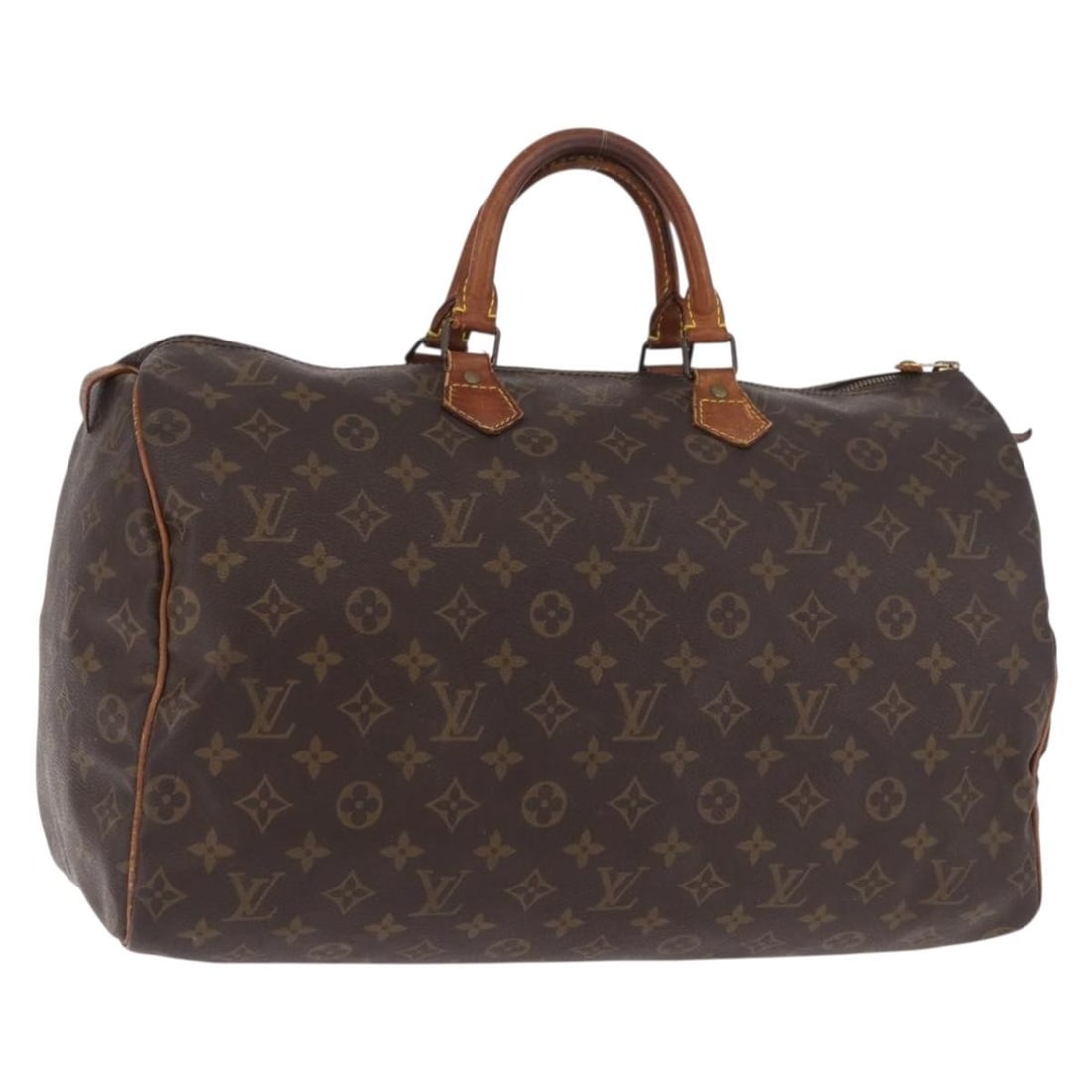 Louis Vuitton M41522 Speedy 40 Monogram Canvas Handbag France: Louis Vuitton M41522 Speedy 40 Monogram Canvas Handbag France Louis Vuitton Speedy 40 hand bag in Monogram Canvas, made in France. This women's bag is identified as product no. M41522 and comes with t