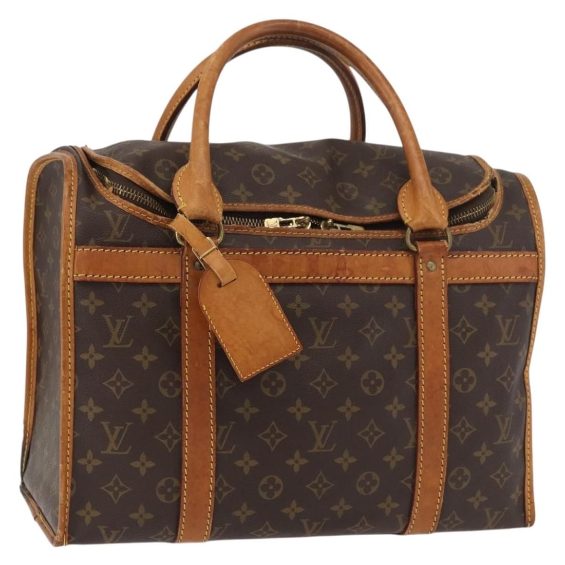 Louis Vuitton M42024 Sac Shan 40 Monogram Pet Carrier (1 of 18)
