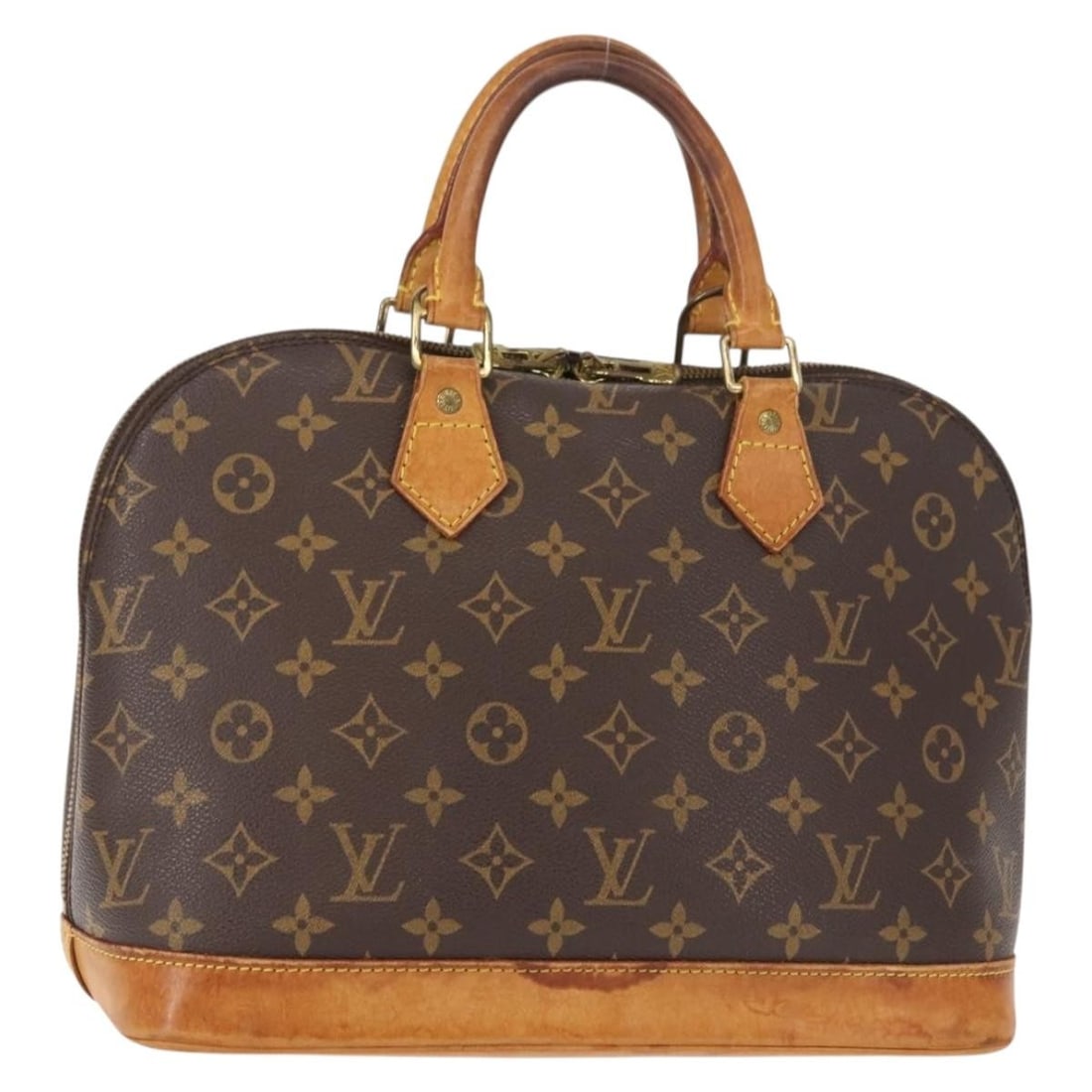 Louis Vuitton M51130 Alma Monogram Canvas Handbag France: Louis Vuitton M51130 Alma Monogram Canvas Handbag France Louis Vuitton Monogram Alma handbag in Monogram Canvas, made in France. The bag is identified by product number M51130 and is presented in heav