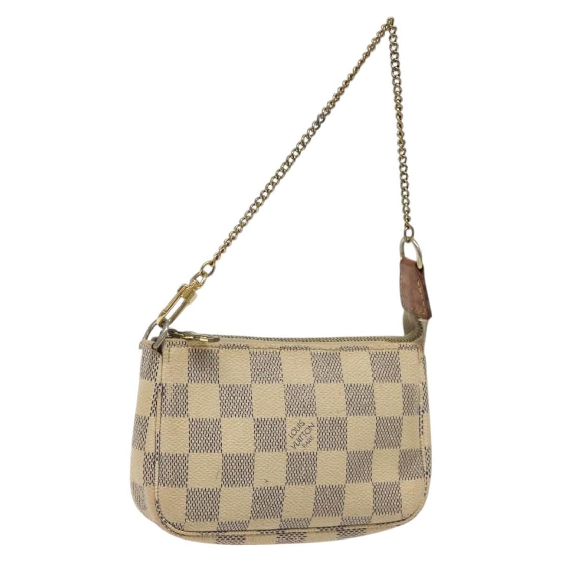 Louis Vuitton N63005 Mini Pochette Accessoires Damier Azur Canvas Pouch (1 of 18)