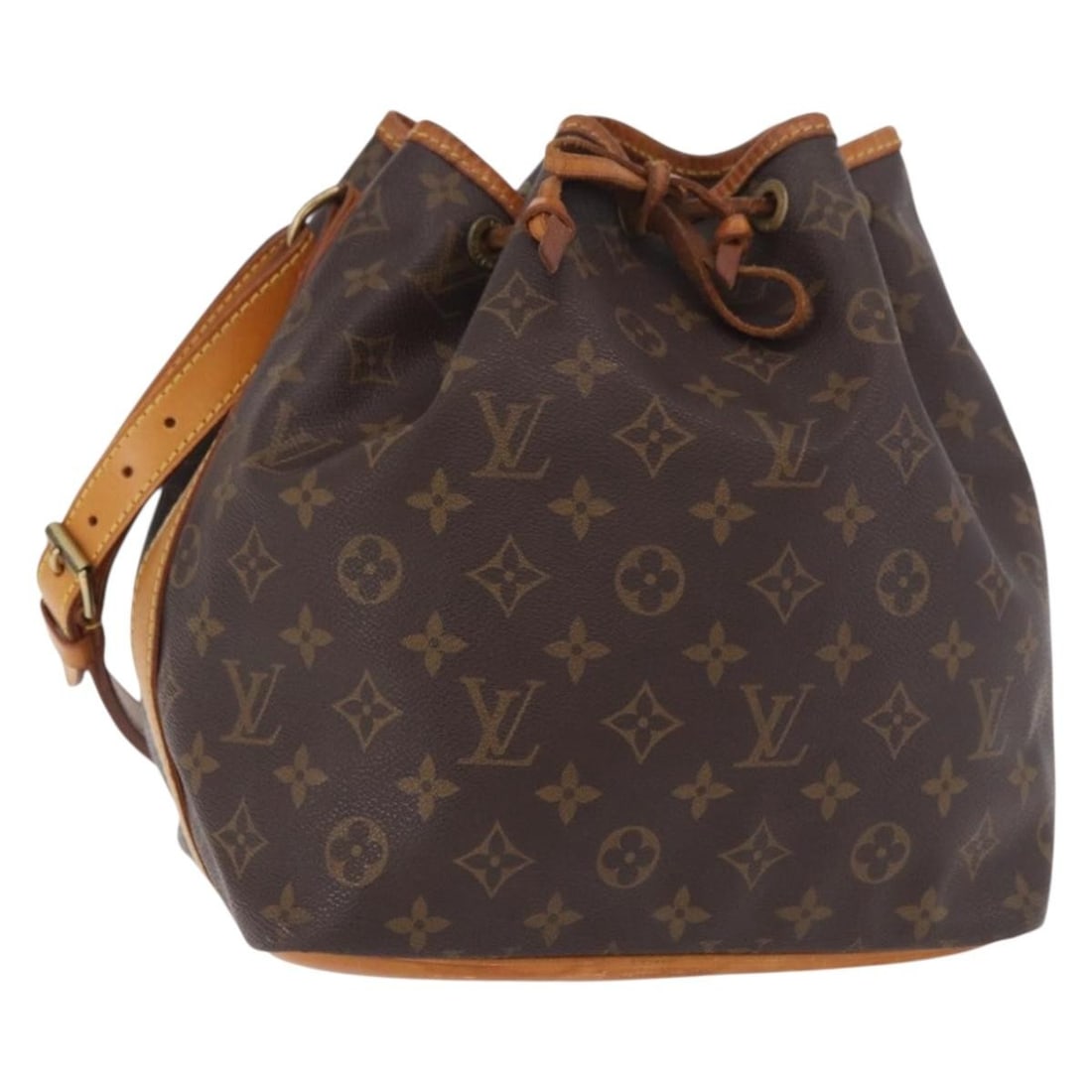 Louis Vuitton Petit Noe Monogram Canvas Shoulder Bag M42226: Louis Vuitton Petit Noe Monogram Canvas Shoulder Bag M42226 A Louis Vuitton Monogram Petit Noe shoulder bag crafted from Monogram Canvas in the classic Monogram colorway. Made in France, this bag feat