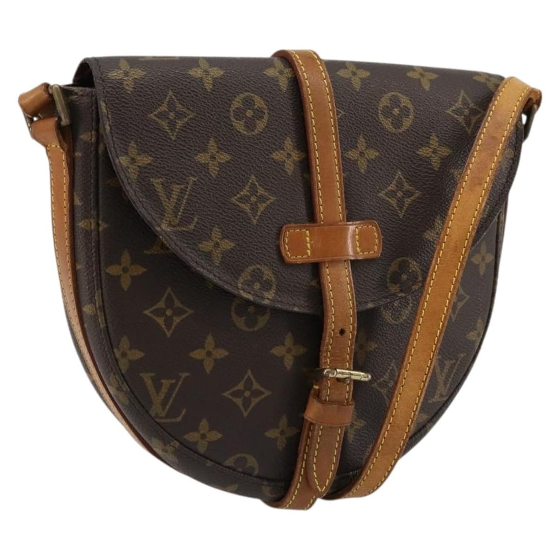 Louis Vuitton M51233 Chantilly MM Monogram Canvas Shoulder Bag: Louis Vuitton M51233 Chantilly MM Monogram Canvas Shoulder Bag Louis Vuitton Monogram Chantilly MM shoulder bag in Monogram Canvas, made in France. The bag measures approximately W23 x H20 x D5 cm wit