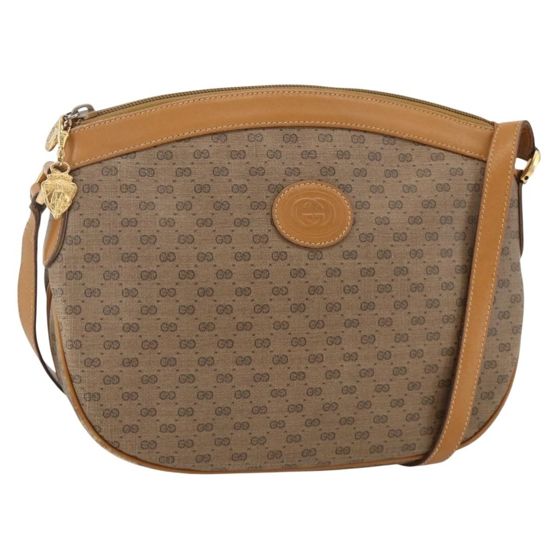 Gucci 007 87 0096 Micro GG Supreme PVC Shoulder Bag Beige Gold: Gucci 007 87 0096 Micro GG Supreme PVC Shoulder Bag Beige Gold Gucci Micro GG Supreme shoulder bag in beige and gold, made in Italy from PVC leather and Micro Small GG canvas. This women's shoulder ba