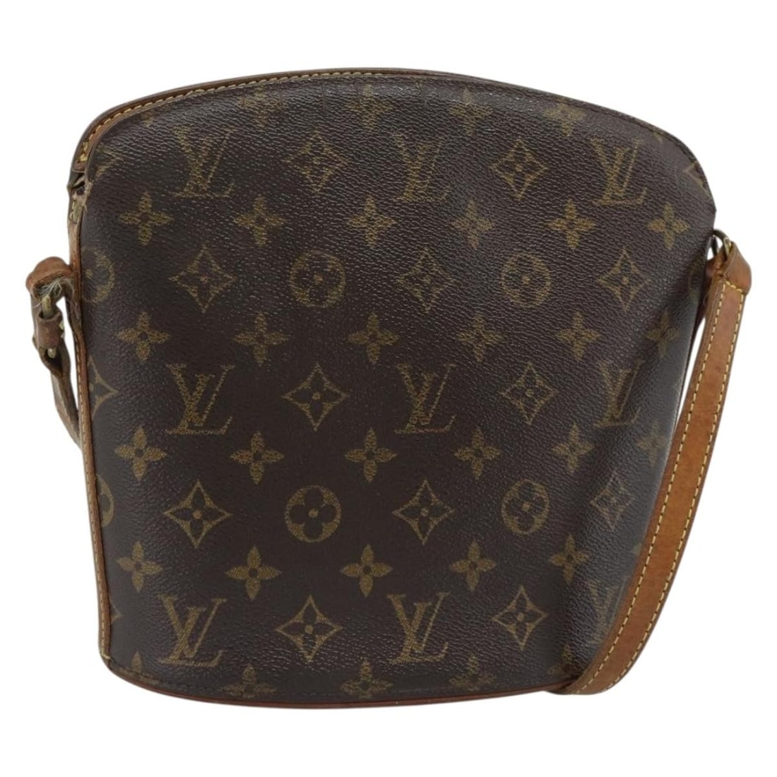 Louis Vuitton Drouot Monogram Canvas Womens Shoulder Bag M51290: Louis Vuitton Drouot Monogram Canvas Womens Shoulder Bag M51290 Louis Vuitton Monogram Drouot shoulder bag in Monogram Canvas, made in France. This women's bag features the classic Monogram exterior a