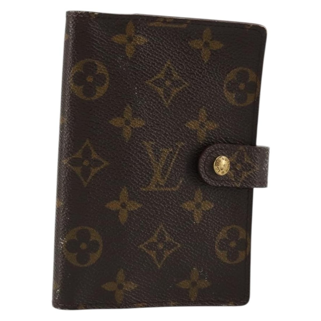 Louis Vuitton Monogram Canvas Agenda PM Planner Cover with Ruler: Louis Vuitton Monogram Canvas Agenda PM Planner Cover with Ruler This Louis Vuitton Monogram Agenda PM Day Planner Cover is crafted from signature monogram canvas and features a compact design. It inc