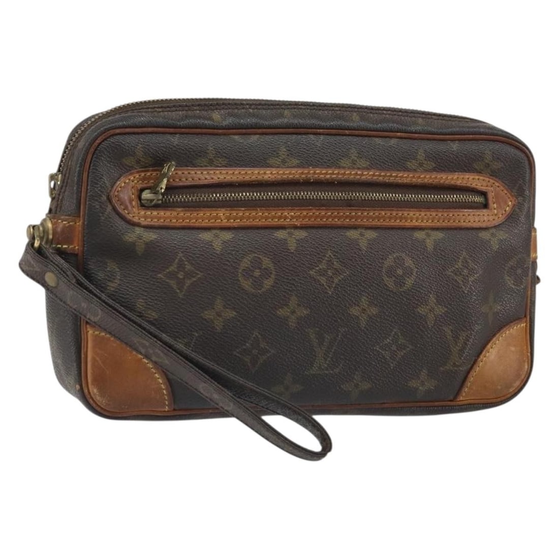 M51825 Monogram Canvas Marly Dragonne GM Clutch by Louis Vuitton: M51825 Monogram Canvas Marly Dragonne GM Clutch by Louis Vuitton This is a Louis Vuitton Monogram Marly Dragonne GM clutch bag, featuring the brand's signature monogram canvas exterior. The bag was cr