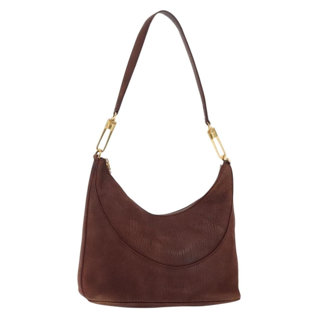 BVLGARI Medallion Leather Shoulder Bag Brown Gold Italy Auth: BVLGARI Medallion Leather Shoulder Bag Brown Gold Italy Auth This BVLGARI Medallion Shoulder Bag is a luxurious blend of brown and gold leather, crafted with exquisite Italian craftsmanship. The bag f
