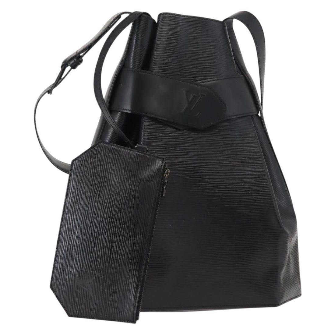 LOUIS VUITTON Epi Sac Depaule GM Shoulder Bag Black M80155 France Auth: LOUIS VUITTON Epi Sac Depaule GM Shoulder Bag Black M80155 France Auth This authentic Louis Vuitton Epi Sac Depaule GM Shoulder Bag is a stylish accessory crafted in France from premium black Epi leat