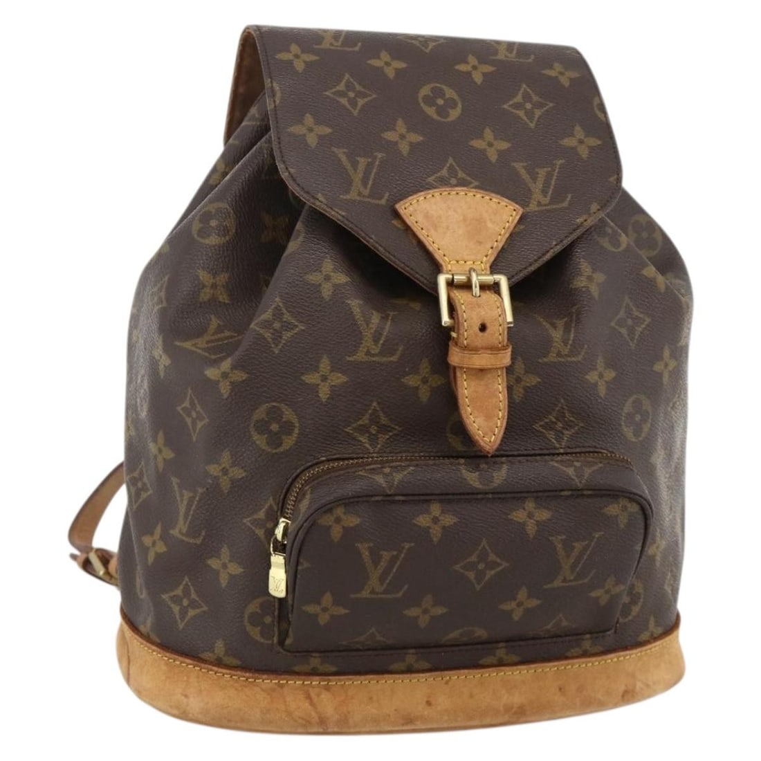Louis Vuitton M51136 Montsouris MM Monogram Canvas Backpack: Louis Vuitton M51136 Montsouris MM Monogram Canvas Backpack Louis Vuitton Montsouris MM backpack in Monogram Canvas, designed for women and made in France. This bag features the classic Monogram color