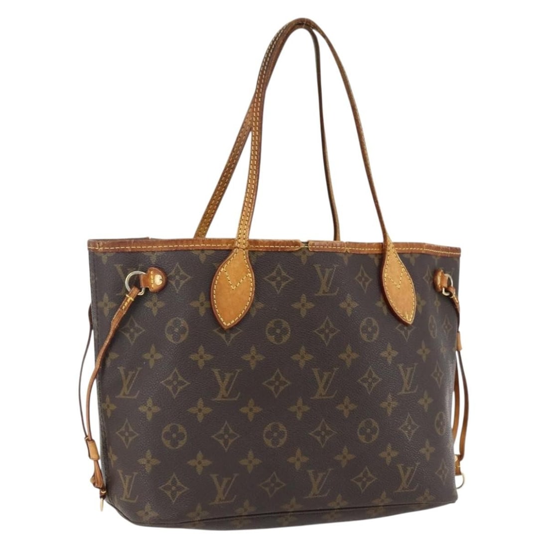 Louis Vuitton M40155 Neverfull PM Monogram Canvas Tote: Louis Vuitton M40155 Neverfull PM Monogram Canvas Tote Louis Vuitton Neverfull PM tote bag in Monogram Canvas, made in France. This women's tote features the classic Monogram exterior, with approximat