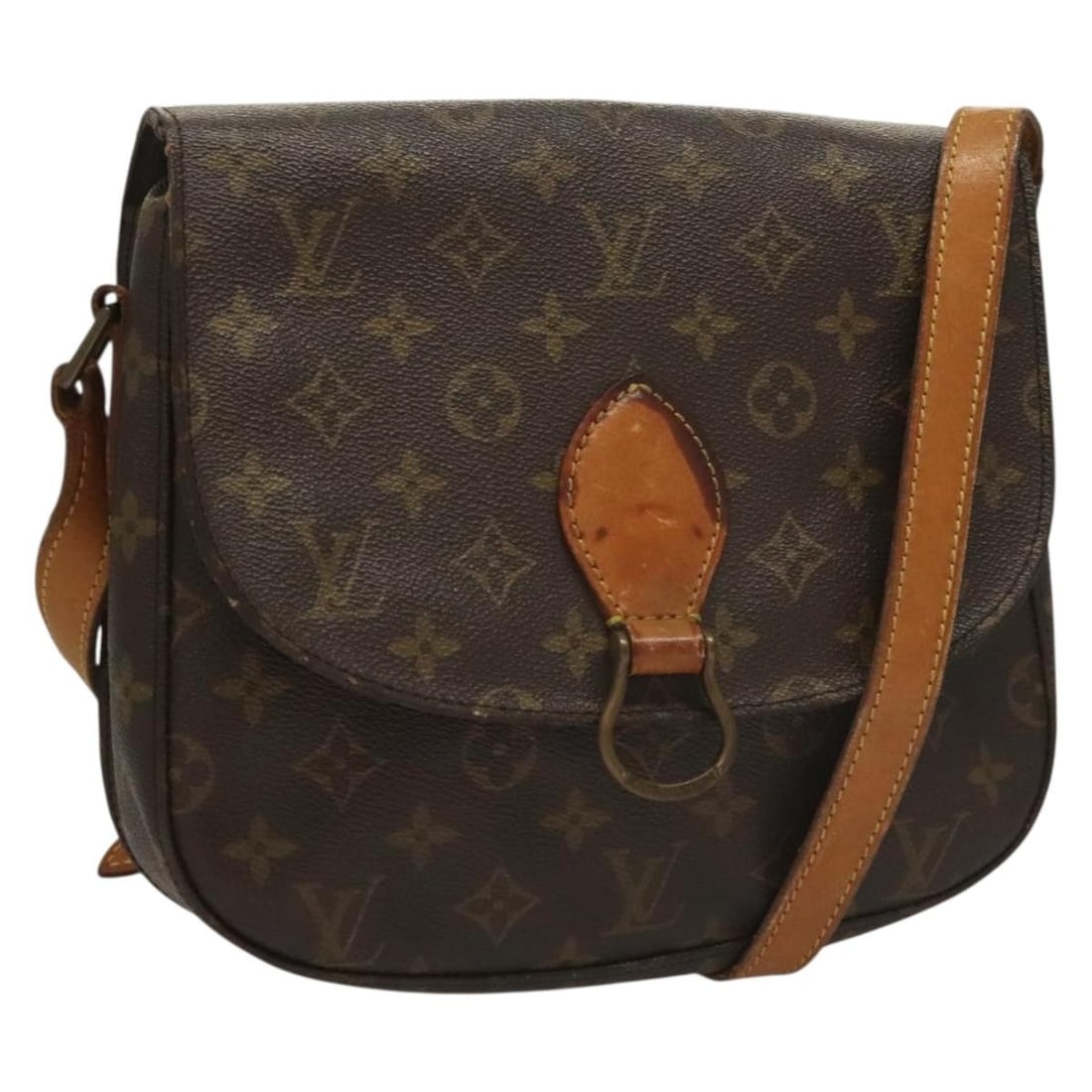 Louis Vuitton M51242 Saint Cloud GM Monogram Canvas Shoulder Bag: Louis Vuitton M51242 Saint Cloud GM Monogram Canvas Shoulder Bag Louis Vuitton Saint Cloud GM shoulder bag in Monogram Canvas, made in France. This women's shoulder bag features the Monogram exterior 