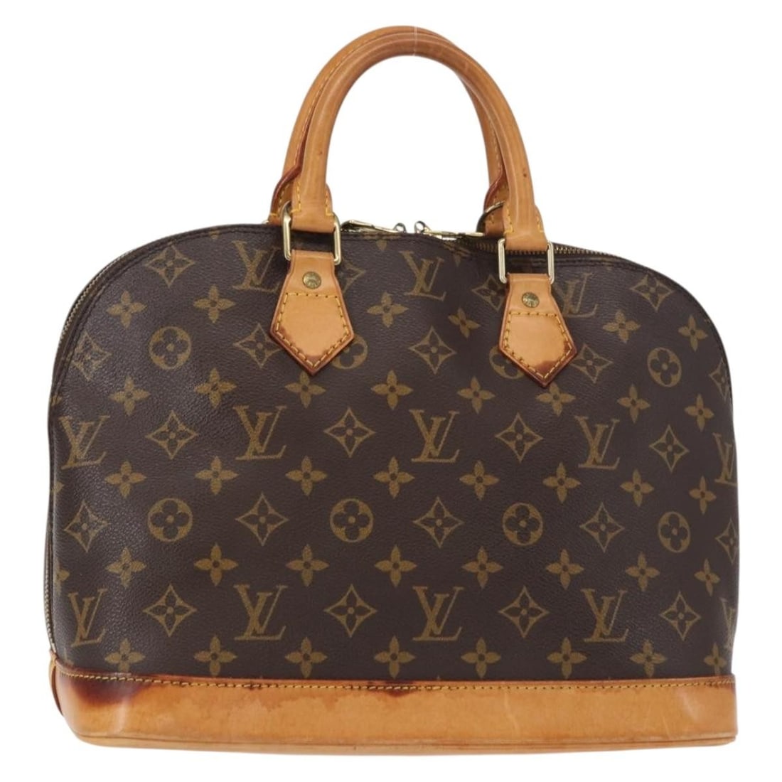Louis Vuitton Alma M51130 Monogram Canvas Handbag: Louis Vuitton Alma M51130 Monogram Canvas Handbag Louis Vuitton Alma hand bag in Monogram Canvas with the classic Monogram color pattern. Made in France, this bag is identified by product number M5113