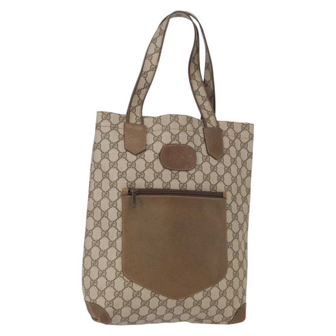 Beige PVC GG Supreme Tote by Gucci 002 103 1301 Italy: Beige PVC GG Supreme Tote by Gucci 002 103 1301 Italy This is an authentic Gucci GG Supreme tote bag crafted from beige PVC leather and GG canvas. Designed for women, the bag features a spacious inter