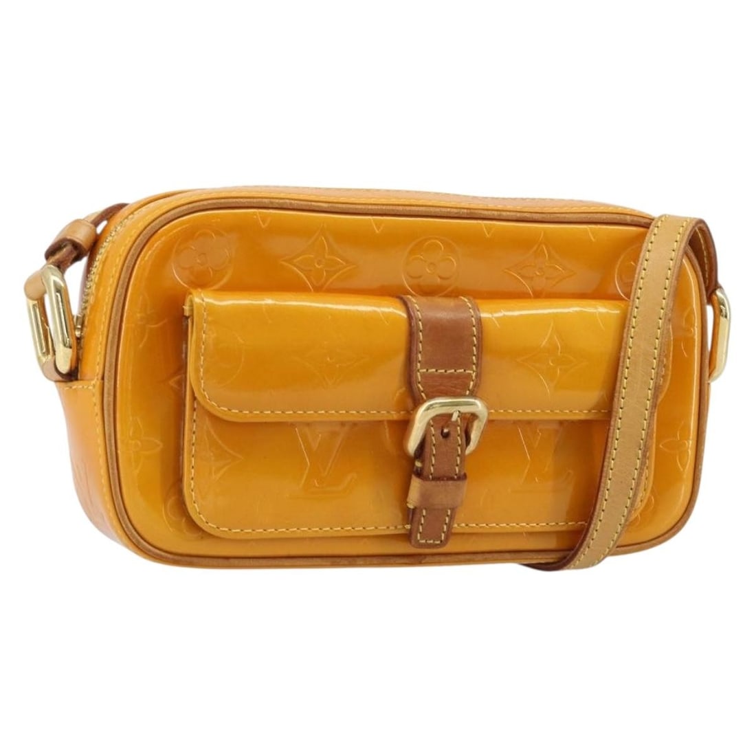 Louis Vuitton Christy MM Vernis Patent Leather Shoulder Bag Jaune M91108: Louis Vuitton Christy MM Vernis Patent Leather Shoulder Bag Jaune M91108 Louis Vuitton Christy MM shoulder bag in Monogram Vernis patent leather with a Jaune finish. Made in France, this women's shoul