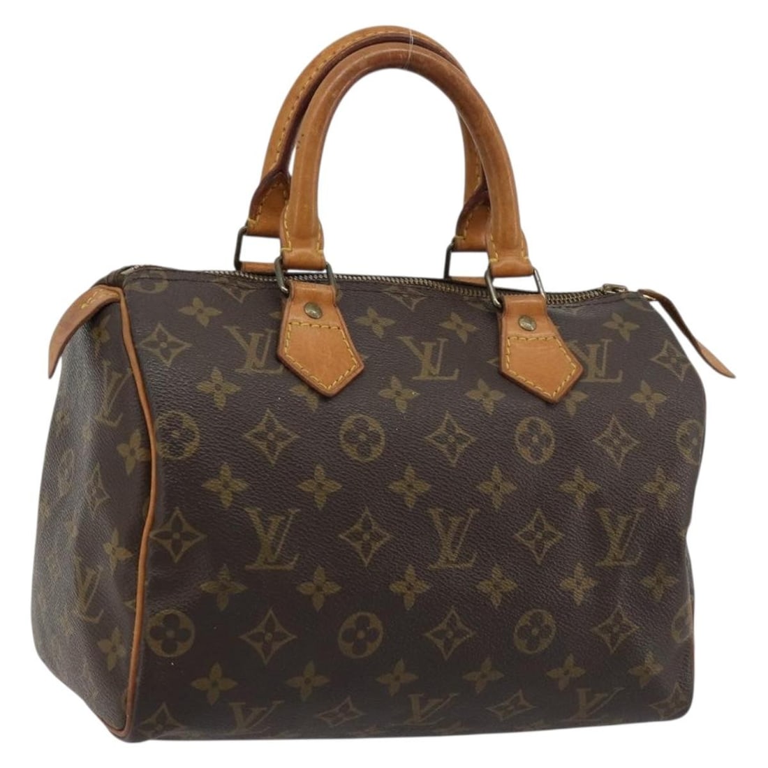 Louis Vuitton Speedy 25 Monogram Canvas Handbag M41528: Louis Vuitton Speedy 25 Monogram Canvas Handbag M41528 Louis Vuitton Speedy 25 hand bag in Monogram Canvas, made in France. This women's bag is identified by product no. M41528 and comes with the item