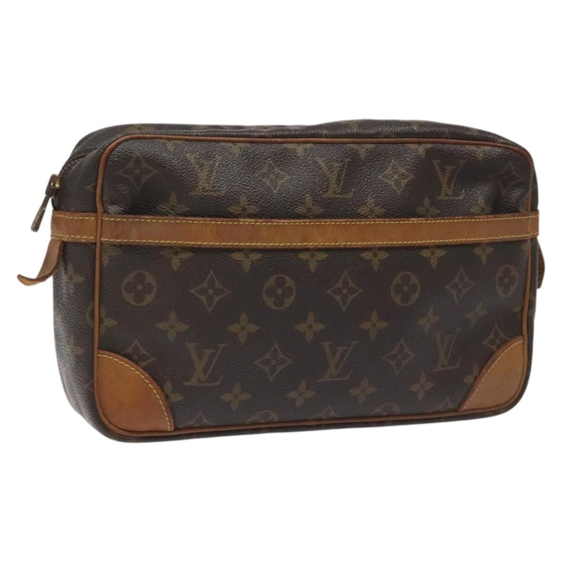 Louis Vuitton Compiegne 28 Monogram Canvas Women's Clutch Bag M51845: Louis Vuitton Compiegne 28 Monogram Canvas Women's Clutch Bag M51845 This Louis Vuitton Monogram Compiegne 28 clutch bag is crafted from signature monogram canvas and features a classic rectangular si