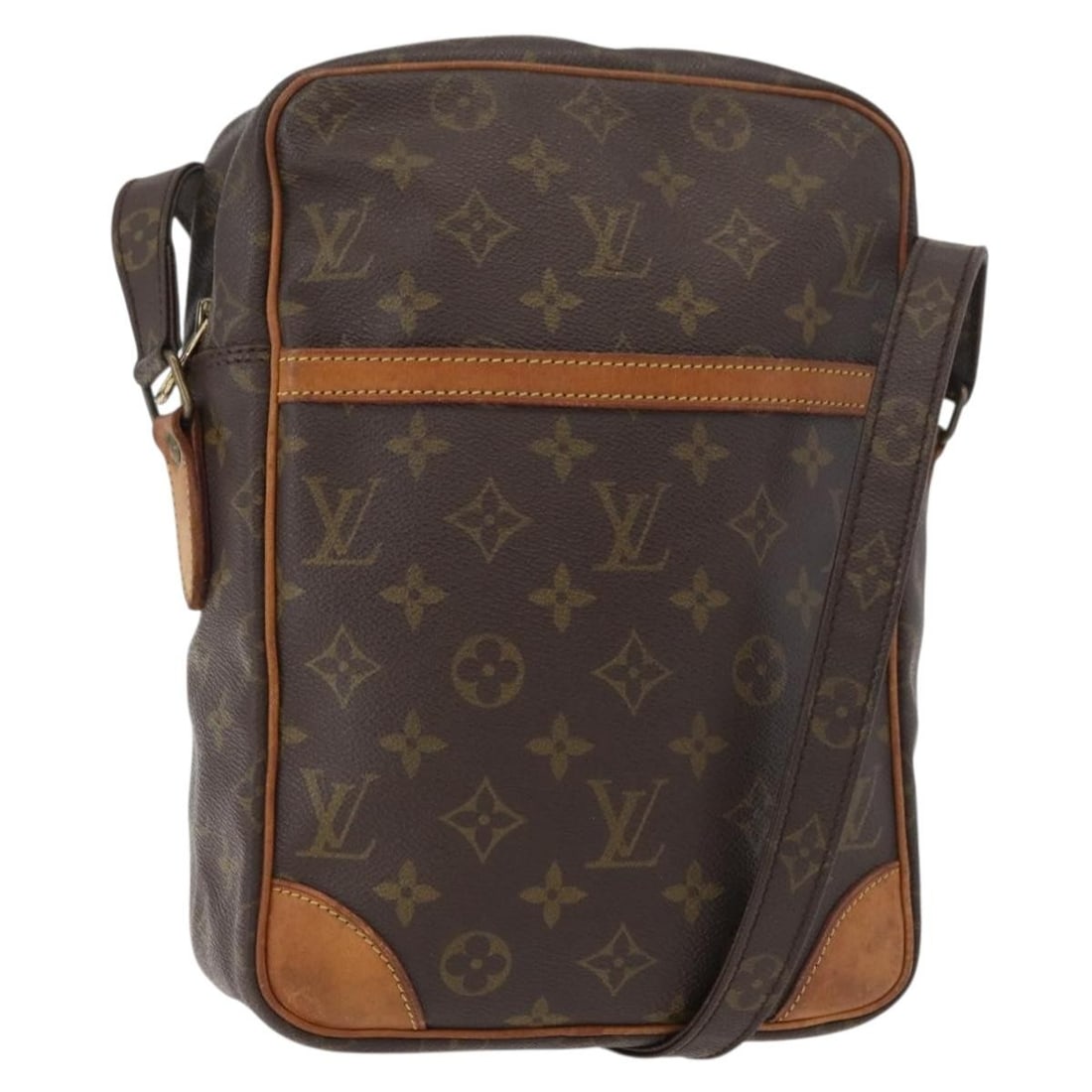 Louis Vuitton Danube MM Monogram Canvas Shoulder Bag M45264: Louis Vuitton Danube MM Monogram Canvas Shoulder Bag M45264 Louis Vuitton Danube MM shoulder bag in Monogram Canvas, made in France. This women's shoulder bag features the Monogram colorway and comes 