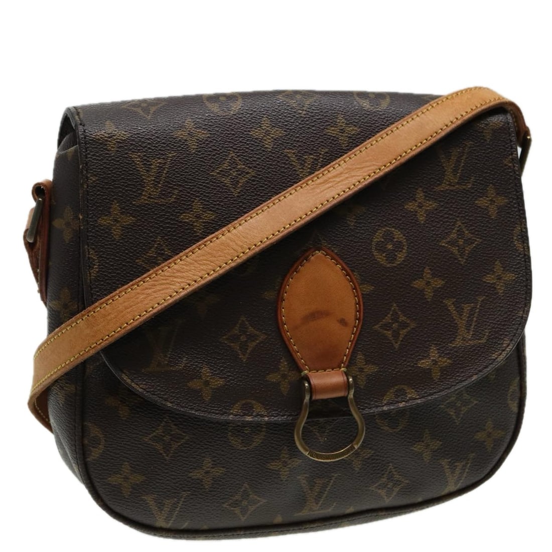 Louis Vuitton M51242 Saint Cloud GM Monogram Canvas Shoulder Bag: Louis Vuitton M51242 Saint Cloud GM Monogram Canvas Shoulder Bag Louis Vuitton Saint Cloud GM shoulder bag in Monogram Canvas, made in France. This women's bag features the Monogram exterior and a sho