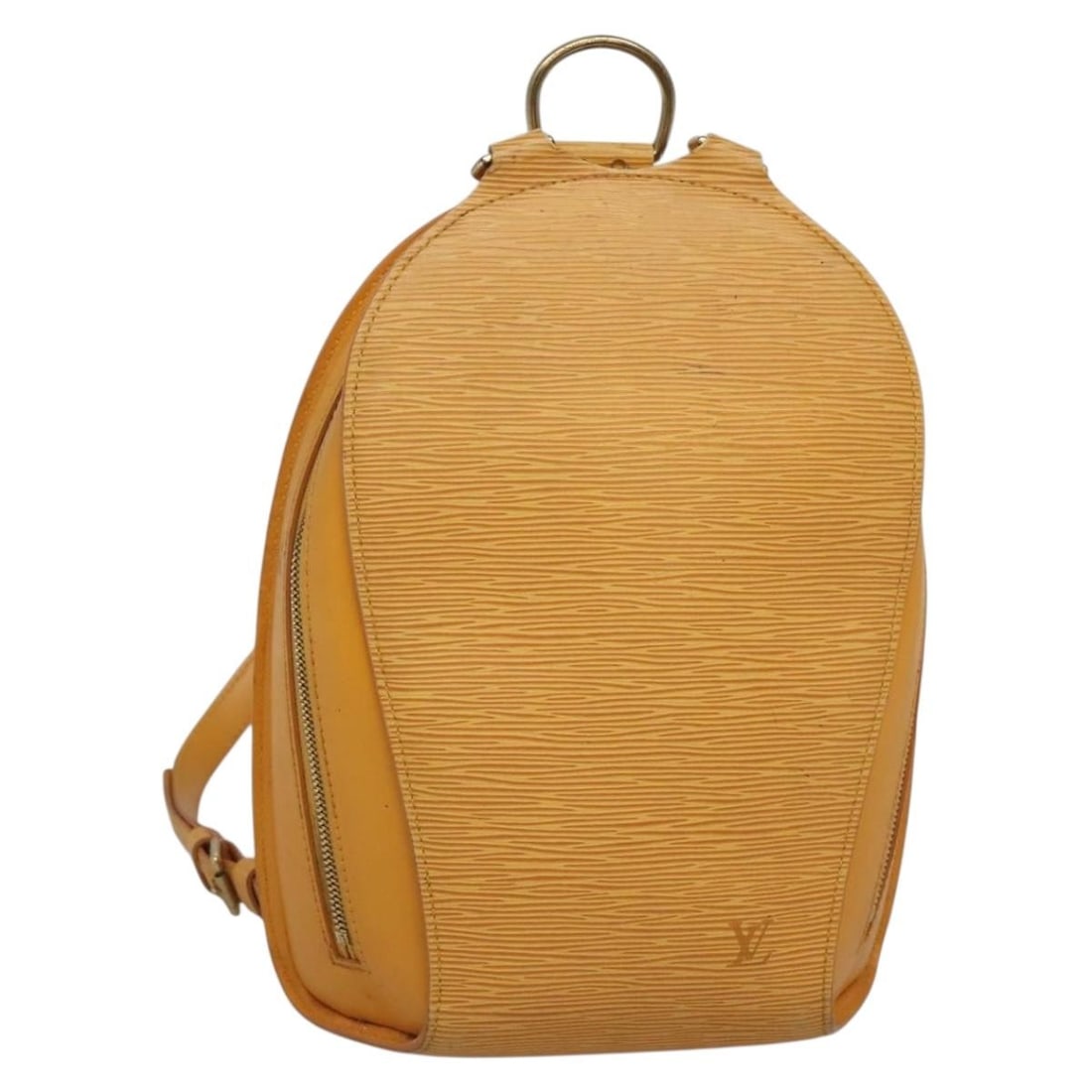 LOUIS VUITTON Epi Mabillon Yellow Backpack M52239 Authentic France: LOUIS VUITTON Epi Mabillon Yellow Backpack M52239 Authentic France This stunning LOUIS VUITTON Epi Mabillon Backpack in vibrant yellow is crafted from high-quality Epi leather, showcasing a stylish an