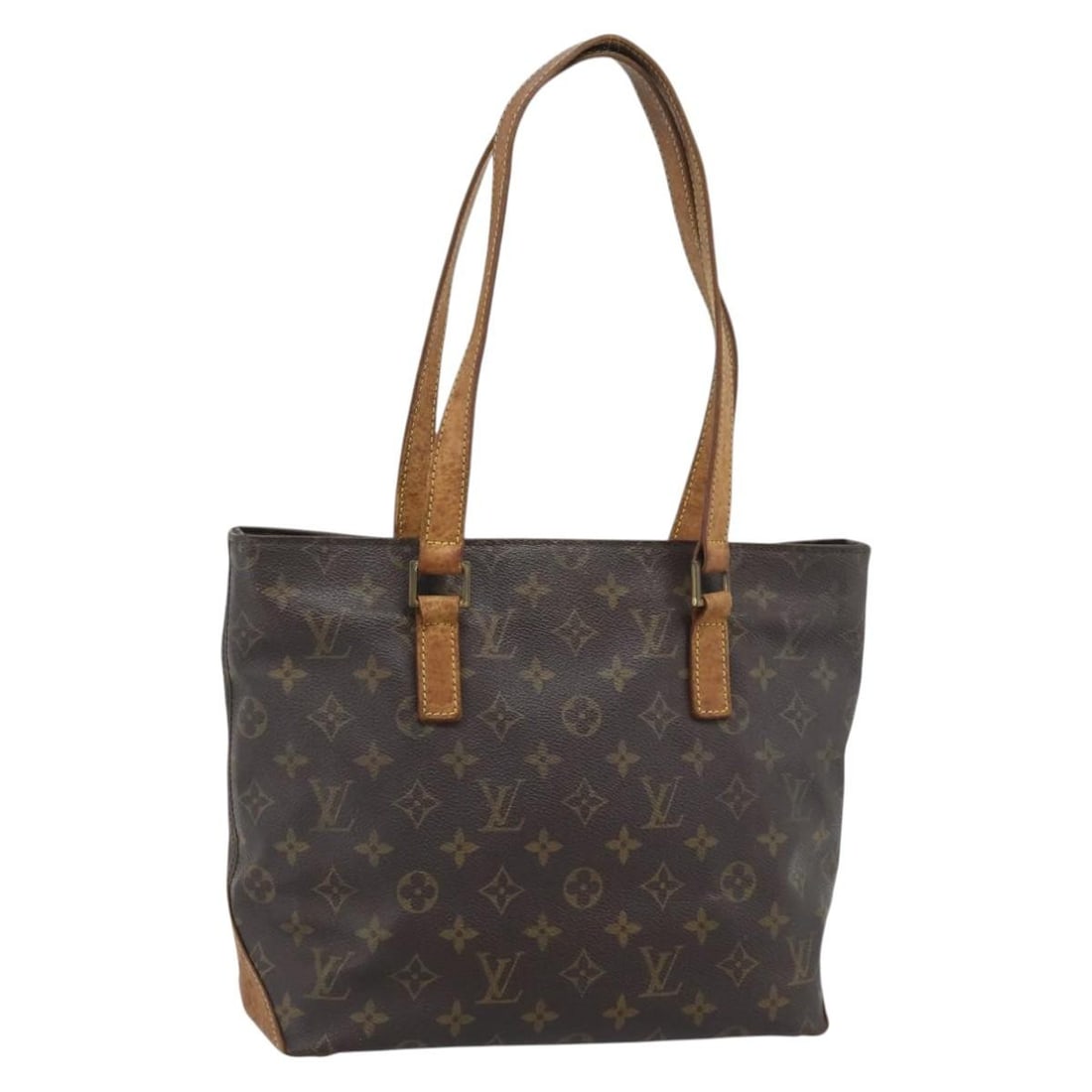 Louis Vuitton M51148 Cabas Piano Monogram Canvas Tote: Louis Vuitton M51148 Cabas Piano Monogram Canvas Tote Louis Vuitton Monogram Cabas Piano Tote Bag in Monogram Canvas, made in France. This tote bag features a shoulder drop of approximately 20 cm (7.9