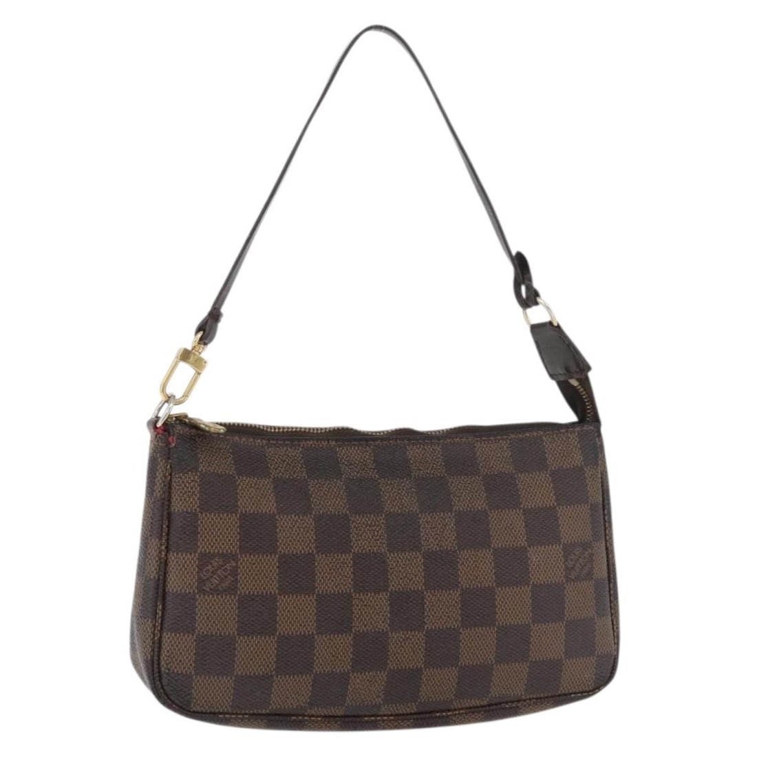 Louis Vuitton Damier Ebene canvas pouch N41206: Louis Vuitton Damier Ebene canvas pouch N41206 This Louis Vuitton Damier Ebene Pochette Accessoires Pouch (model N41206) is crafted from signature Damier Ebene canvas and was made in Spain. Designed f