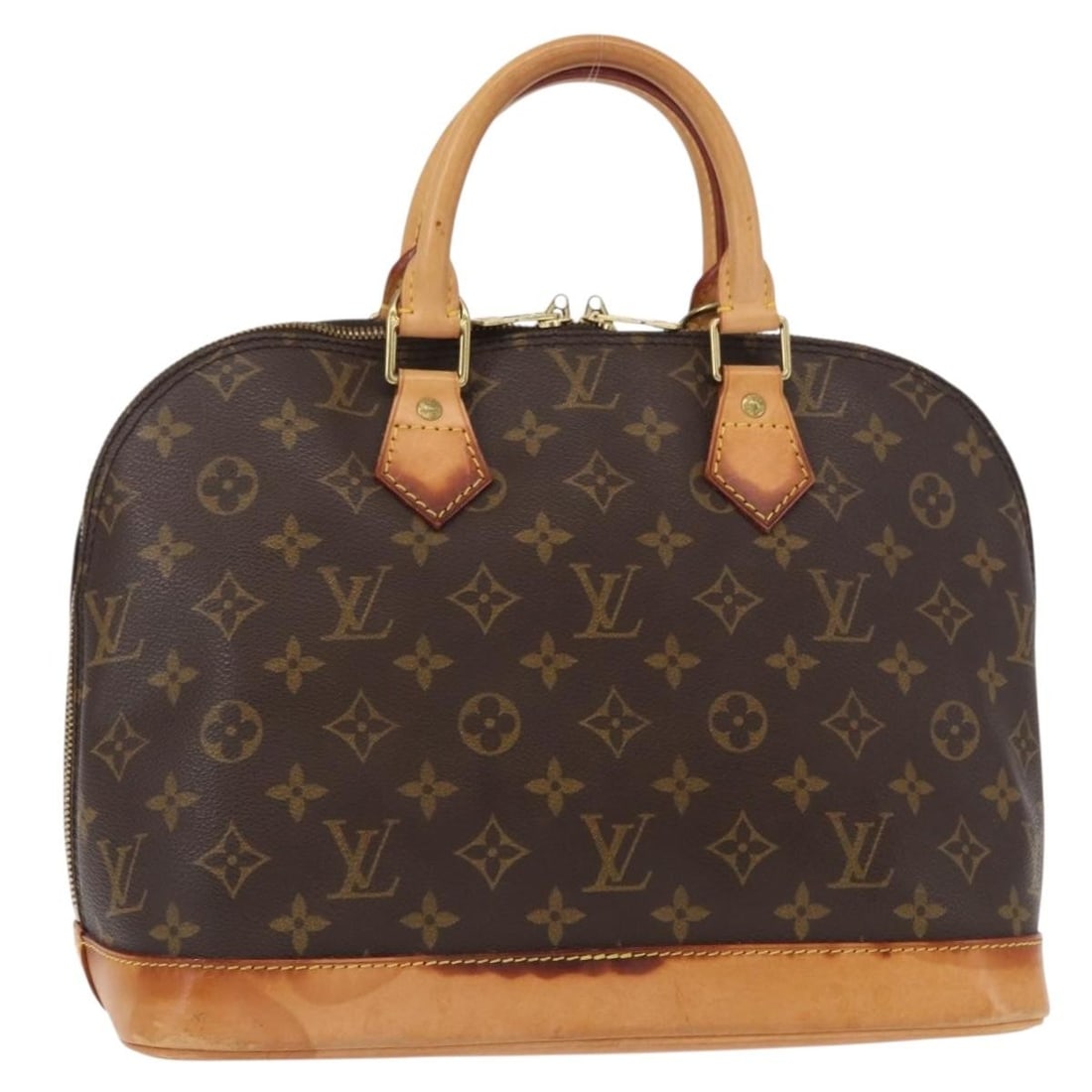Louis Vuitton Alma M51130 Monogram Canvas Handbag France: Louis Vuitton Alma M51130 Monogram Canvas Handbag France This is a Louis Vuitton Alma hand bag in Monogram Canvas, presented in the Monogram colorway. It was made in France and identified with product