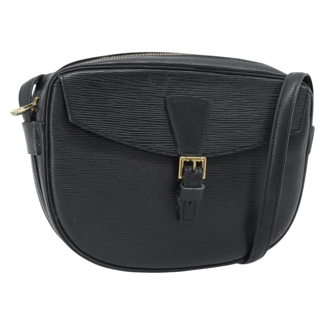 Louis Vuitton M52152 Jeune Fille MM Black Epi Leather Shoulder Bag: Louis Vuitton M52152 Jeune Fille MM Black Epi Leather Shoulder Bag Louis Vuitton Jeune Fille MM shoulder bag in black Epi leather, made in France. This pre-owned bag features a shoulder strap with an 