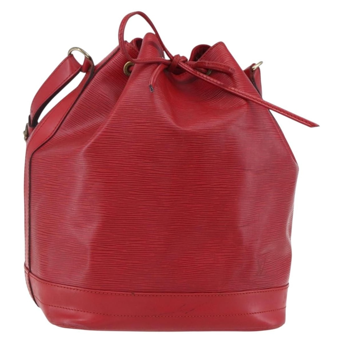 LOUIS VUITTON Epi Noe Shoulder Bag Red M44007 Authentic France: LOUIS VUITTON Epi Noe Shoulder Bag Red M44007 Authentic France Experience the elegance of the Louis Vuitton Epi Noe Shoulder Bag in a striking red hue. Crafted in France from durable Epi leather, this