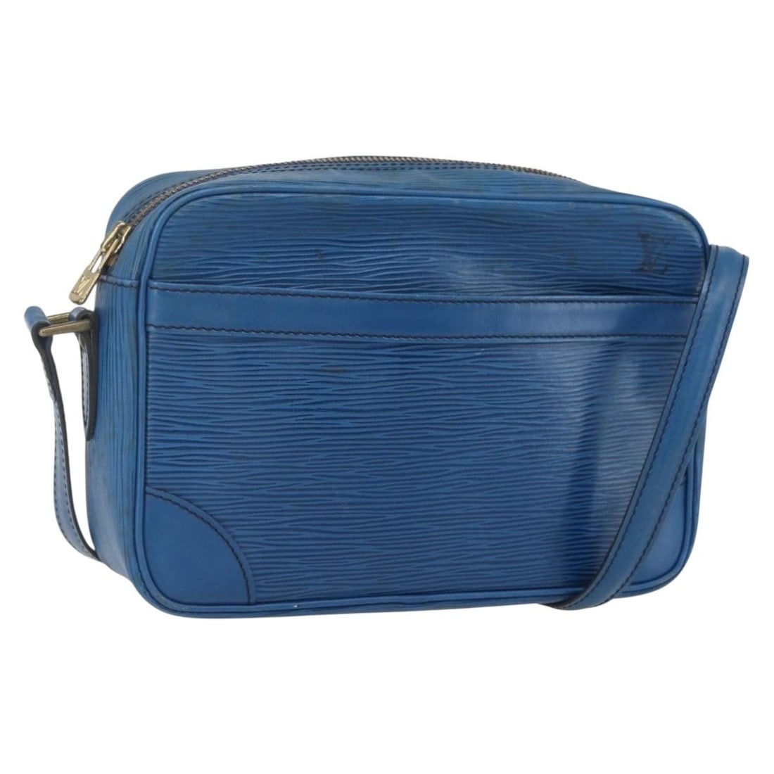 Louis Vuitton M52305 Trocadero 23 Blue Epi Leather Shoulder Bag: Louis Vuitton M52305 Trocadero 23 Blue Epi Leather Shoulder Bag Louis Vuitton Epi Trocadero 23 shoulder bag in blue Epi leather. Made in France, this bag features a shoulder strap and measures approxi