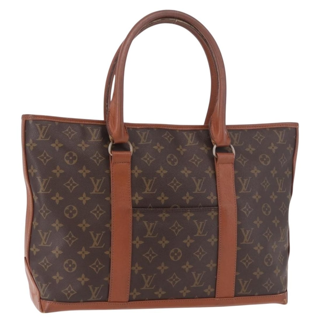 Louis Vuitton M42425 Sac Weekend PM Monogram Canvas Tote: Louis Vuitton M42425 Sac Weekend PM Monogram Canvas Tote Louis Vuitton Monogram Sac Weekend PM tote bag in Monogram Canvas, made in France. The bag is identified by product number M42425 and comes in 