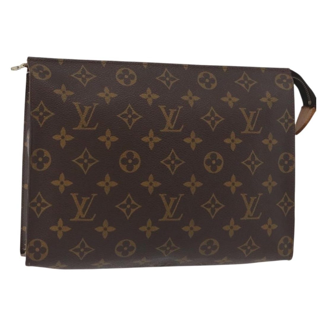 Louis Vuitton Monogram Canvas Pouch M47542 26cm: Louis Vuitton Monogram Canvas Pouch M47542 26cm This Louis Vuitton Monogram Poche Toilette 26 Pouch is crafted from classic Monogram Canvas and features a zip closure. Designed for women, it offers a 
