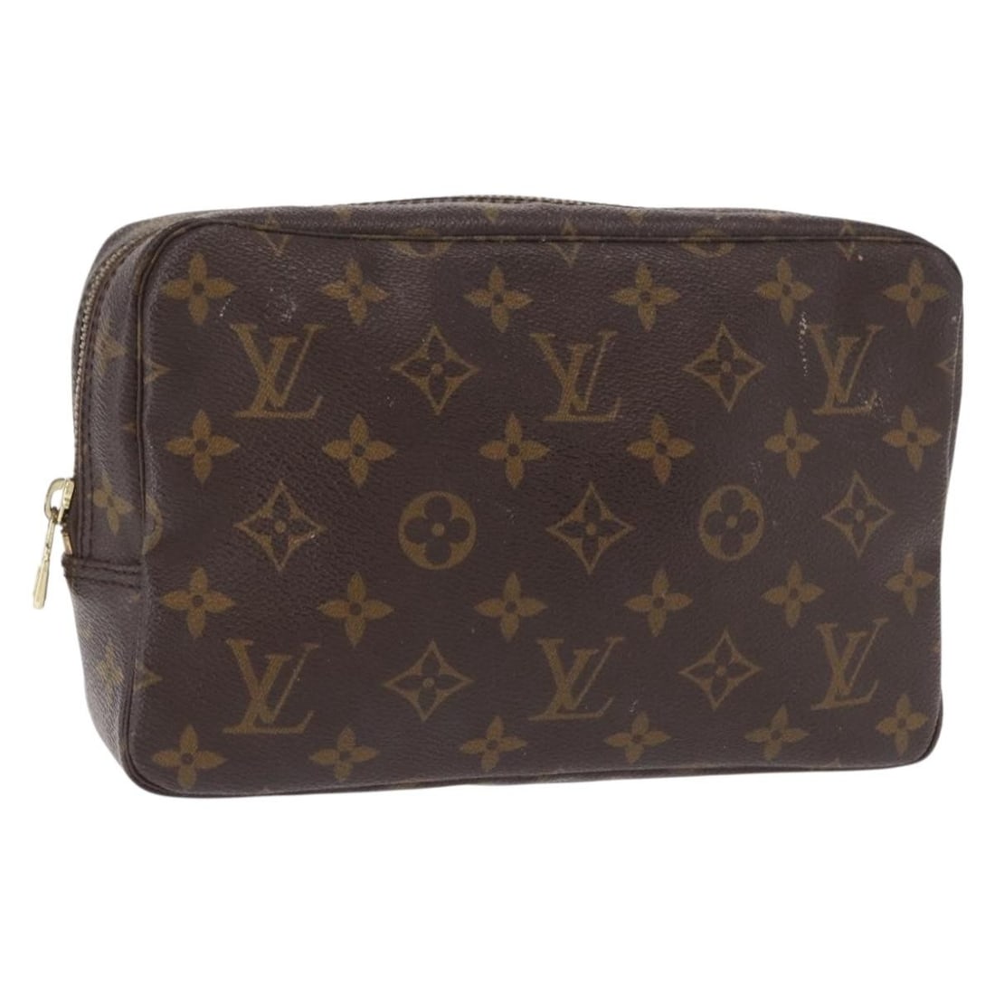 Louis Vuitton Monogram Canvas Trousse Toilette 23 Clutch Bag M47524: Louis Vuitton Monogram Canvas Trousse Toilette 23 Clutch Bag M47524 This Louis Vuitton Monogram Trousse Toilette 23 Clutch Bag features the classic monogram canvas and is designed for women. The bag i