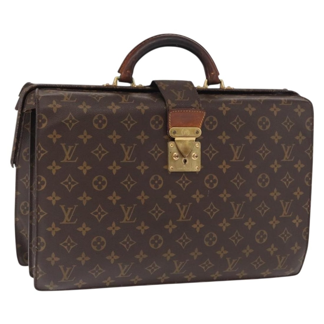 Louis Vuitton M53305 Monogram Canvas Serviette Fermoir Briefcase (1 of 18)