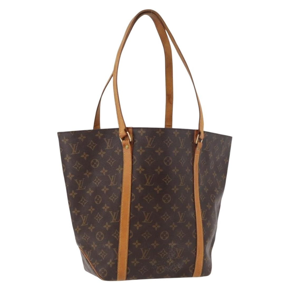 Louis Vuitton M51108 Sac Shopping monogram canvas tote: Louis Vuitton M51108 Sac Shopping monogram canvas tote Louis Vuitton Sac Shopping tote bag in Monogram canvas, made in France. This women's tote is model M51108 and includes only the bag shown; item b