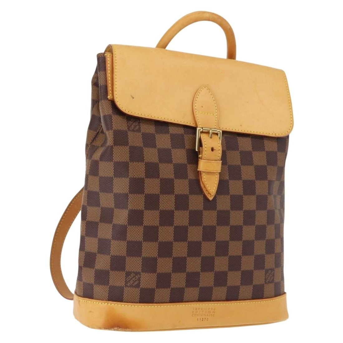 LOUIS VUITTON Damier Ebene Arlucan Backpack N99038 Auth TH0917: LOUIS VUITTON Damier Ebene Arlucan Backpack N99038 Auth TH0917 Introducing the LOUIS VUITTON Damier Ebene Arlucan Backpack, a stylish and functional accessory crafted in France. This backpack is made 