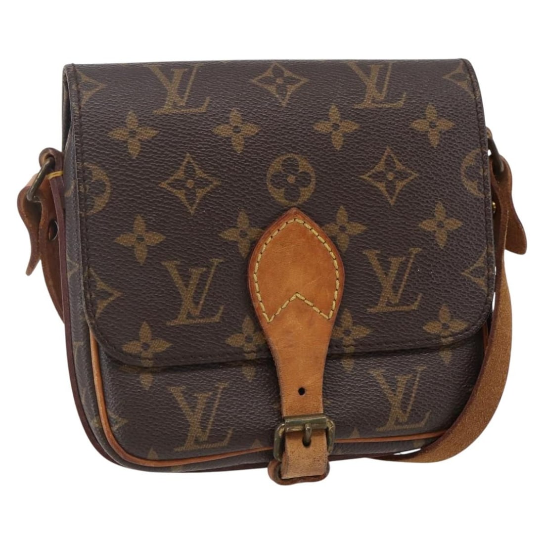 Louis Vuitton Cartouchiere PM Monogram Canvas Shoulder Bag M51254: Louis Vuitton Cartouchiere PM Monogram Canvas Shoulder Bag M51254 Louis Vuitton Monogram Cartouchiere PM shoulder bag in Monogram Canvas, made in France. This bag features a Monogram colorway and come