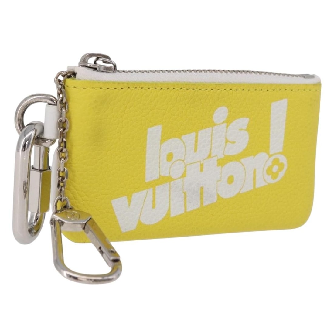 Louis Vuitton M80845 Everyday LV yellow monogram canvas coin purse: Louis Vuitton M80845 Everyday LV yellow monogram canvas coin purse Louis Vuitton Everyday LV Pochette Cles coin purse in yellow Monogram Canvas. This women's coin purse is made in France and is offere