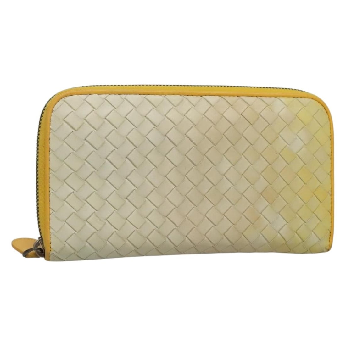 Bottega Veneta Intrecciato Yellow Leather Long Wallet 114076 Auth: Bottega Veneta Intrecciato Yellow Leather Long Wallet 114076 Auth Discover the elegance of this Bottega Veneta Intrecciato Long Wallet, crafted from high-quality leather in a vibrant yellow hue. This 
