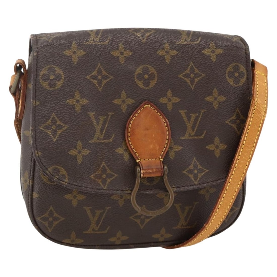 Louis Vuitton M51243 Saint Cloud MM Monogram Canvas Shoulder Bag: Louis Vuitton M51243 Saint Cloud MM Monogram Canvas Shoulder Bag Louis Vuitton Monogram Saint Cloud MM shoulder bag in Monogram Canvas, made in Germany. Designed for women, this bag features the class