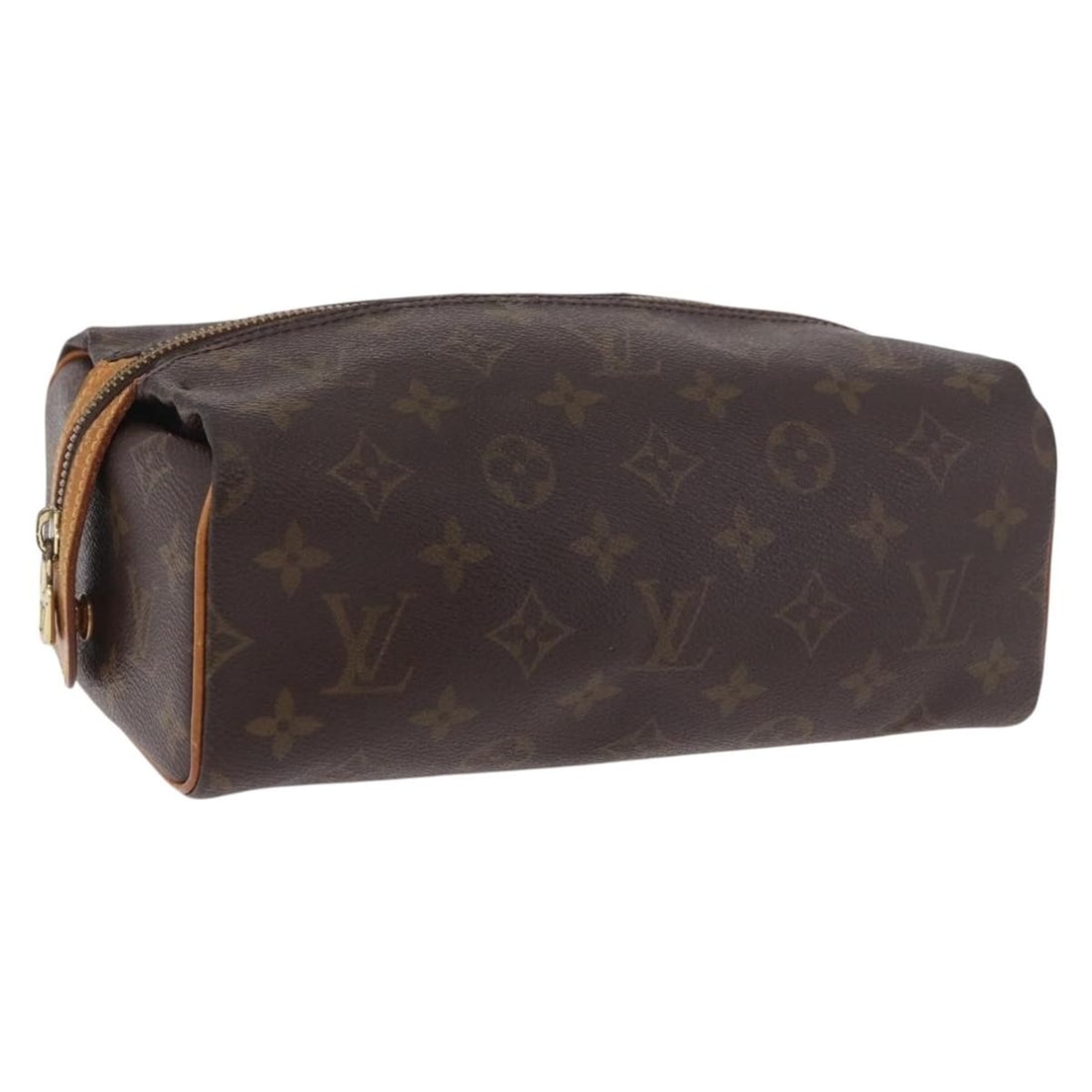 Louis Vuitton M47636 Monogram Canvas Cosmetic Pouch Trousse Patte Pression: Louis Vuitton M47636 Monogram Canvas Cosmetic Pouch Trousse Patte Pression Louis Vuitton Trousse Patte Pression cosmetic pouch in Monogram canvas, made in France. This women's pouch is offered as the 