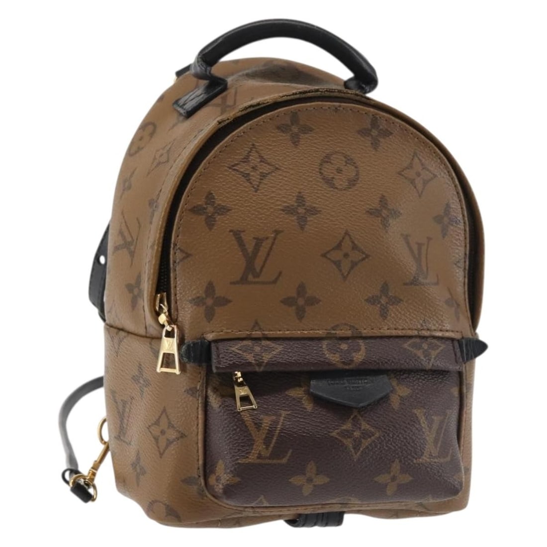 Louis Vuitton M44872 Palm Springs Mini Monogram Reverse Canvas Backpack: Louis Vuitton M44872 Palm Springs Mini Monogram Reverse Canvas Backpack Louis Vuitton Palm Springs MINI backpack in Monogram Reverse Canvas, style M44872, made in France. It comes with a shoulder stra