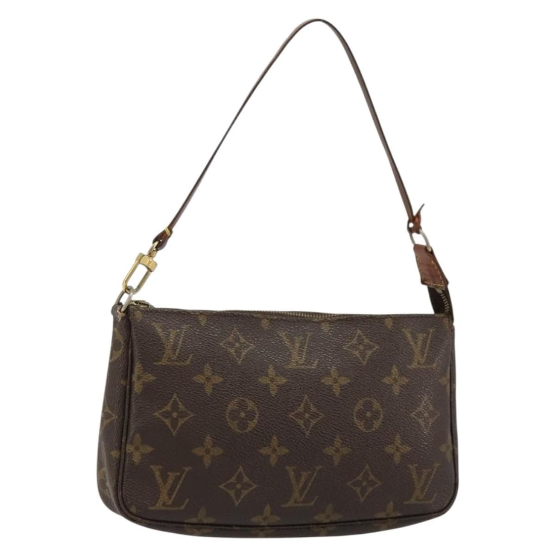 Louis Vuitton M51980 Monogram Canvas Accessory Pouch for Women: Louis Vuitton M51980 Monogram Canvas Accessory Pouch for Women Louis Vuitton Monogram Pochette Accessoires accessory pouch in Monogram Canvas, made in Spain. This women's pouch measures approximately 