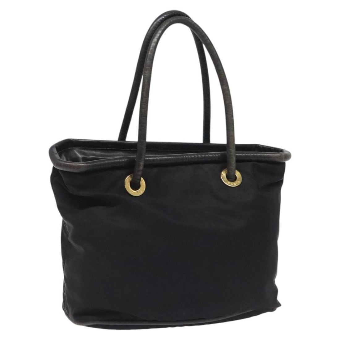 CELINE Black Nylon Shoulder Bag Italy 11in x 8.3in: CELINE Black Nylon Shoulder Bag Italy 11in x 8.3in This CELINE shoulder bag is crafted from black nylon and is designed for women. Made in Italy, it features a structured silhouette with approximate d